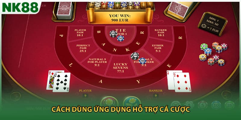 Cách dùng ứng dụng hỗ trợ cá cược