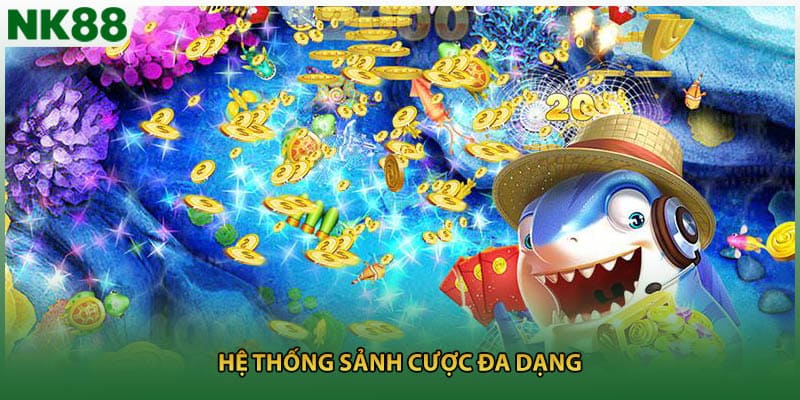 Hệ thống sảnh cược đa dạng 